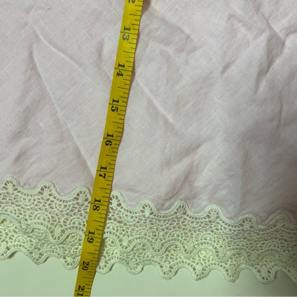 NWT J.Crew Gwen lace-trim slip skirt in linen (size 2X) - Picture 5 of 6
